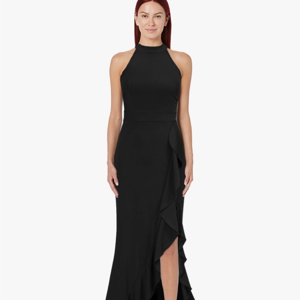 Women's High neck Mermaid Evening Cocktail Long Dress
